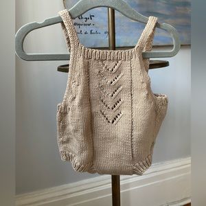 NWOT - Beautiful Knit Romper, 3-6 Months